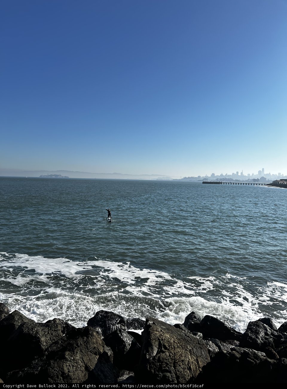 Kite Flying over the Pacific Ocean