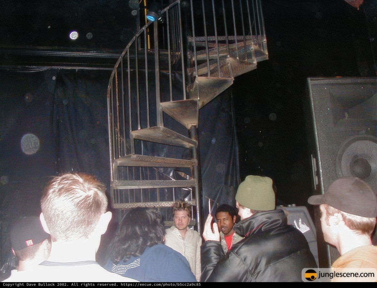 Gathering at the Spiral House Staircase