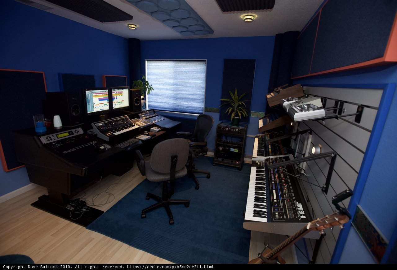 Recording Studio Setup for DJ Dan Q Uberzone's 2010 Album