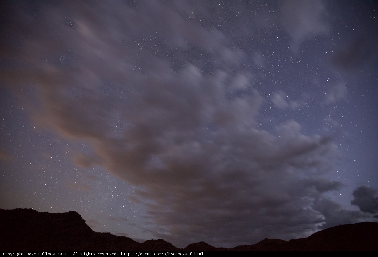 Starry Night in the Desert