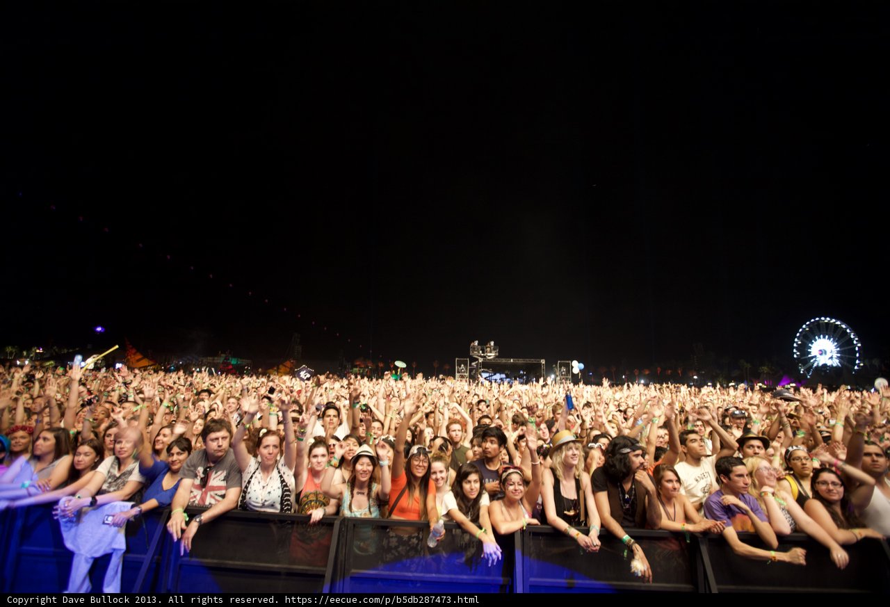 Coachella Concertgoers Take on the Night Sky
