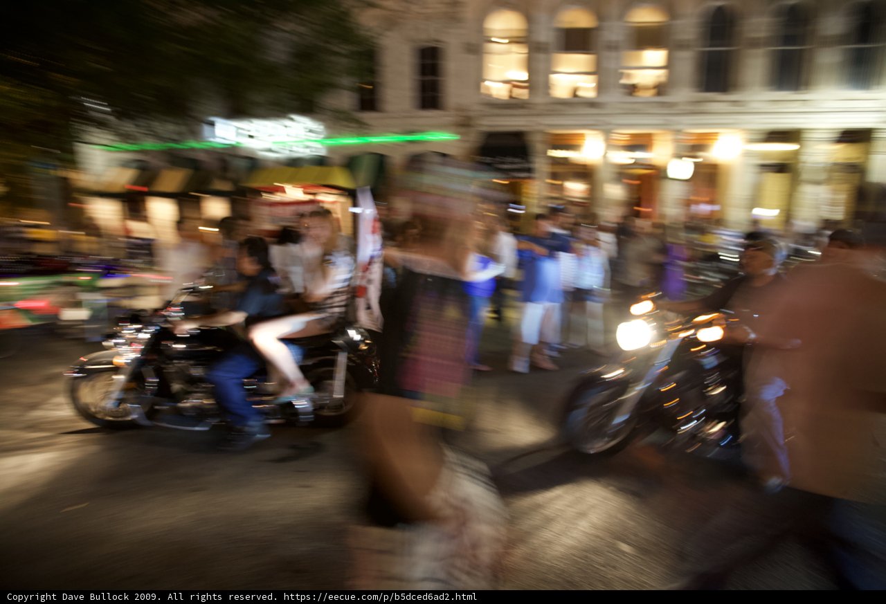 Blurred City Motorcycles