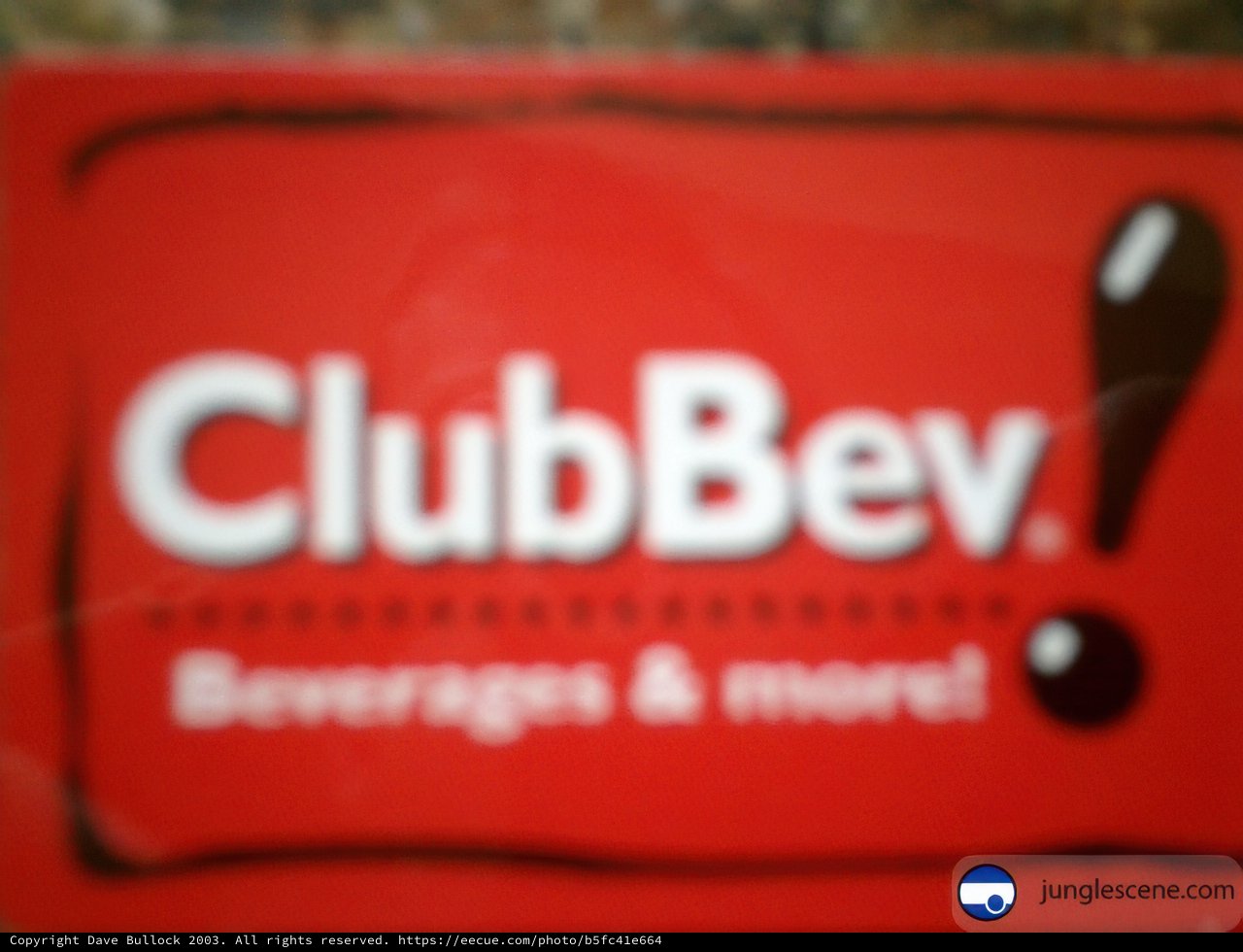 ClubBev's Iconic Red Sign