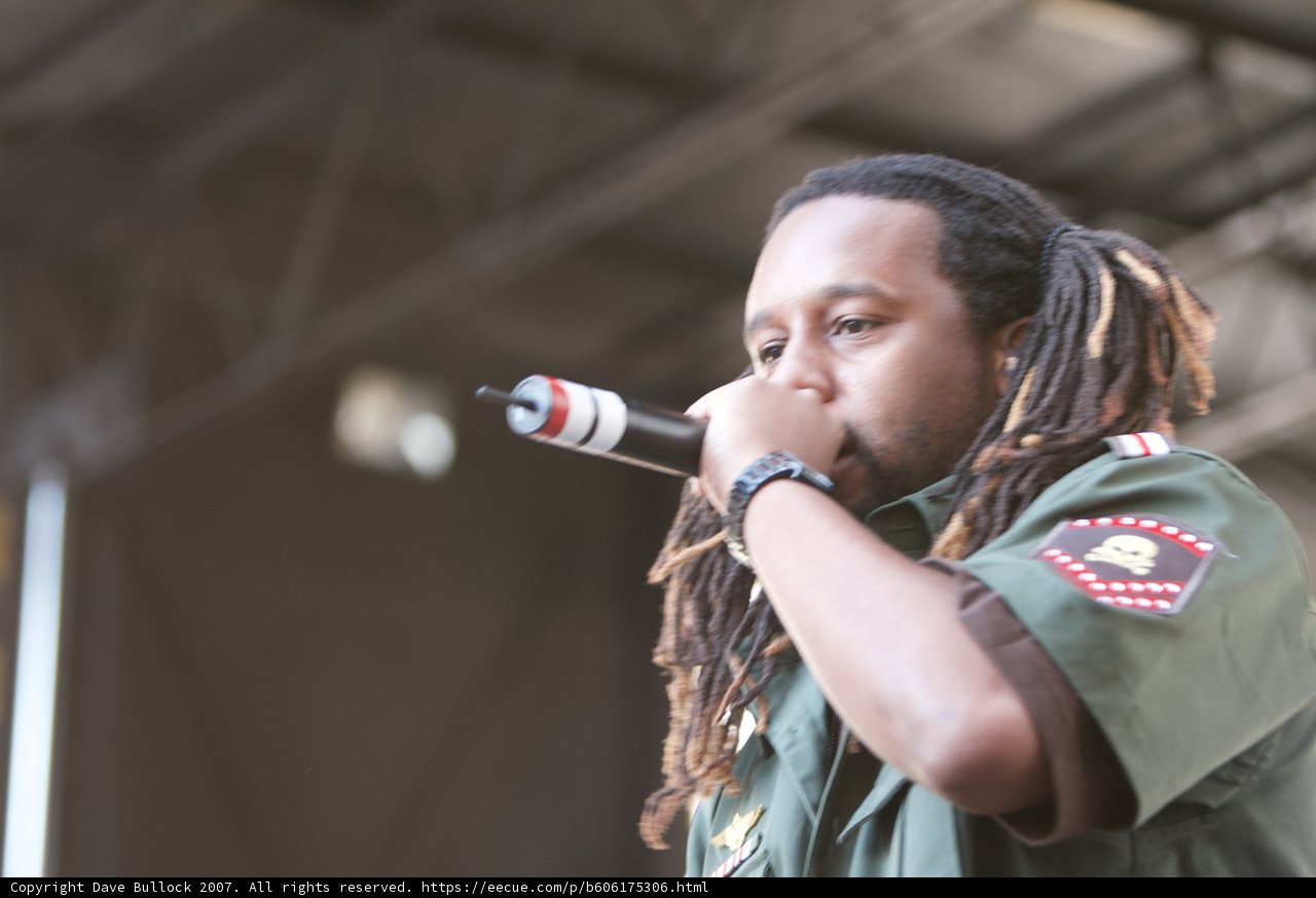 Solo Performance by a Dreadlocked Entertainer