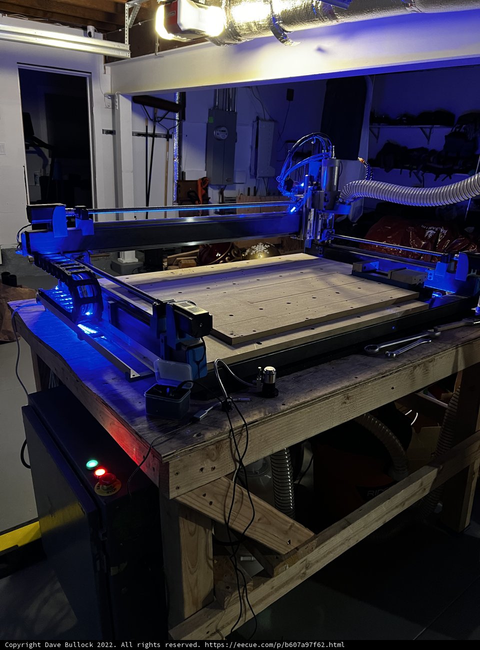 The Blue-Lit Manufacturing Machine
