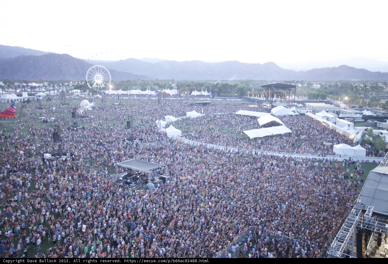 Coachella Concert Crowd