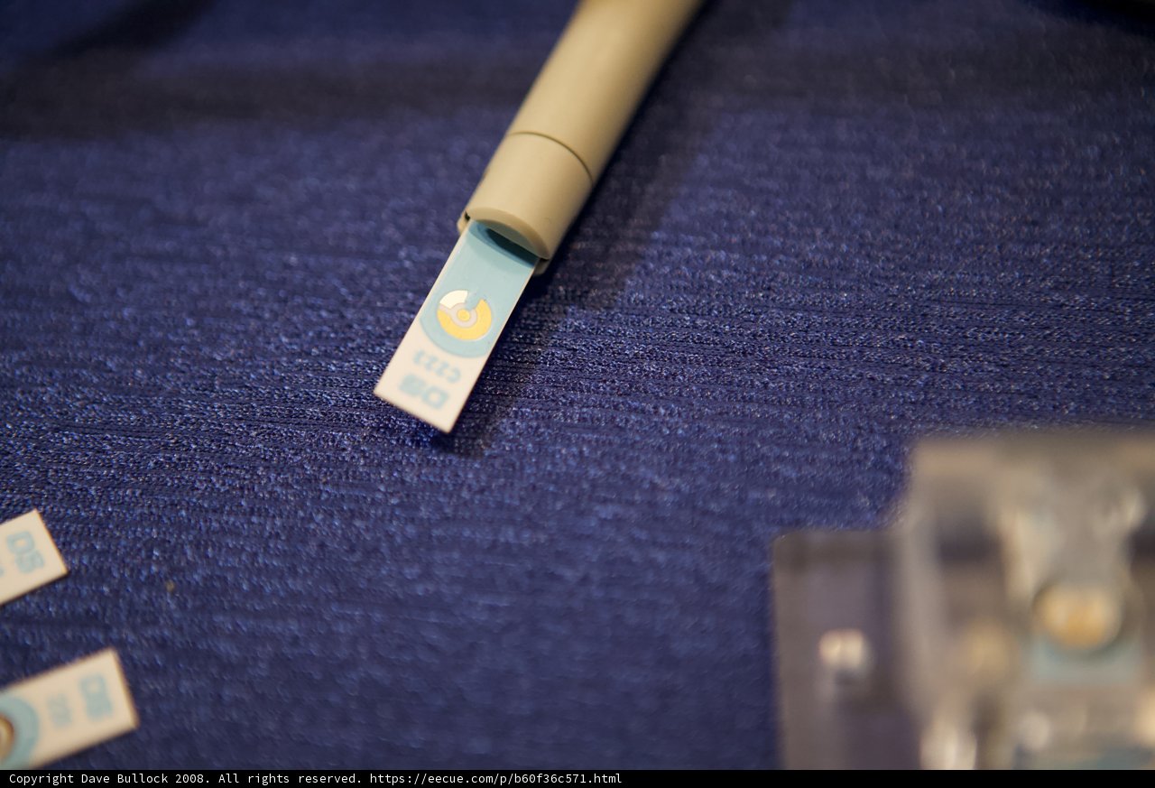 Electronic Device with a Sticker