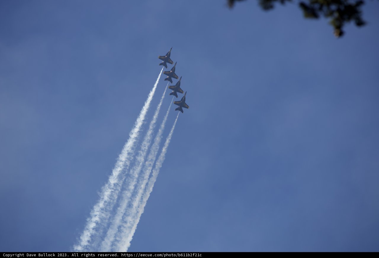 Awe-Inspiring Aerial Display at Fleet Week Air Show, 2023