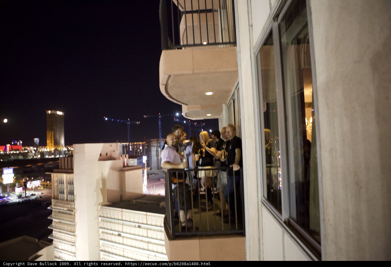 Night Owls on the balcony