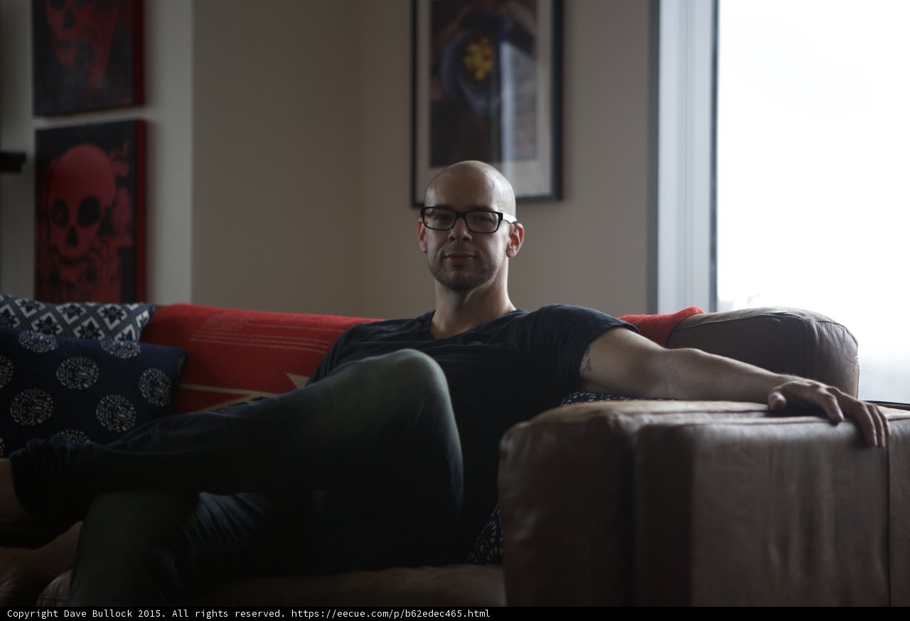 Relaxed Couch Portrait