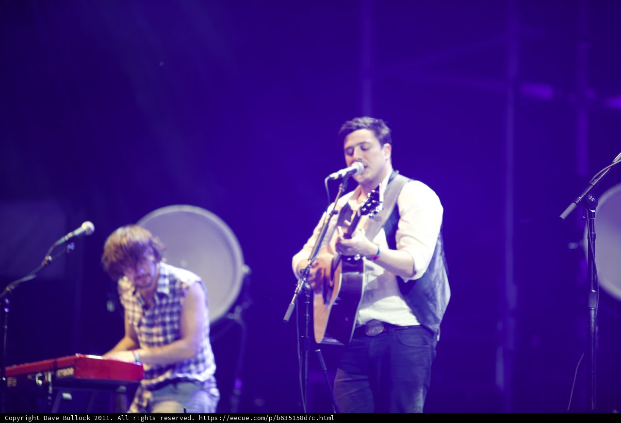 Two Men Rock the Stage with their Music