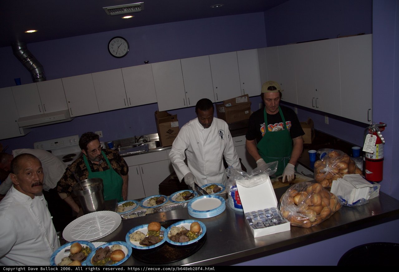 Group Dining at a Buffet