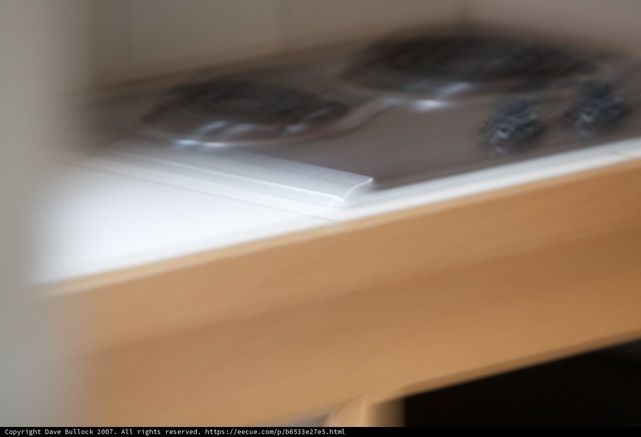 Blurry Plywood Stove Top