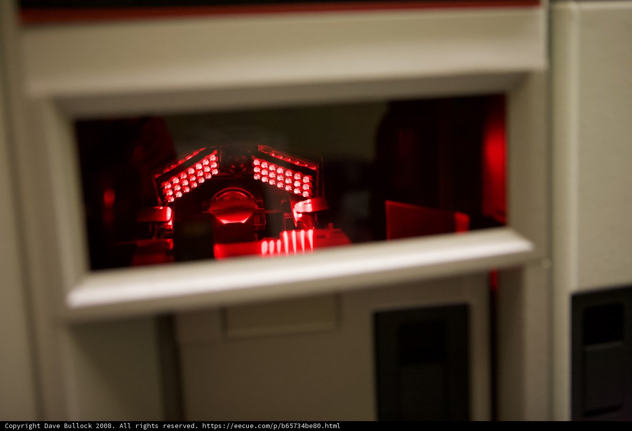 Red Light Indicator on Electronics Machine