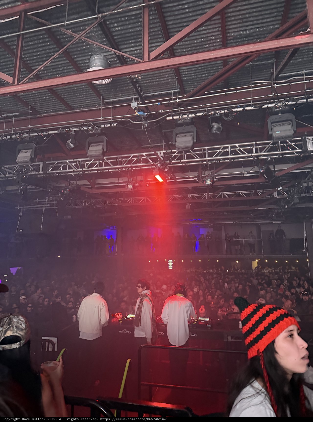 Electronic Music Performance at Indoor Venue Event