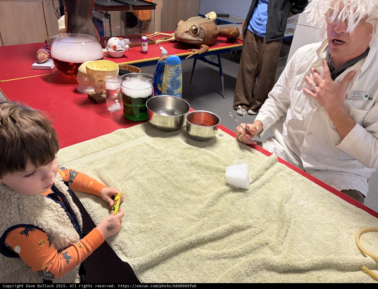 Science Magic at the Wildlife Center