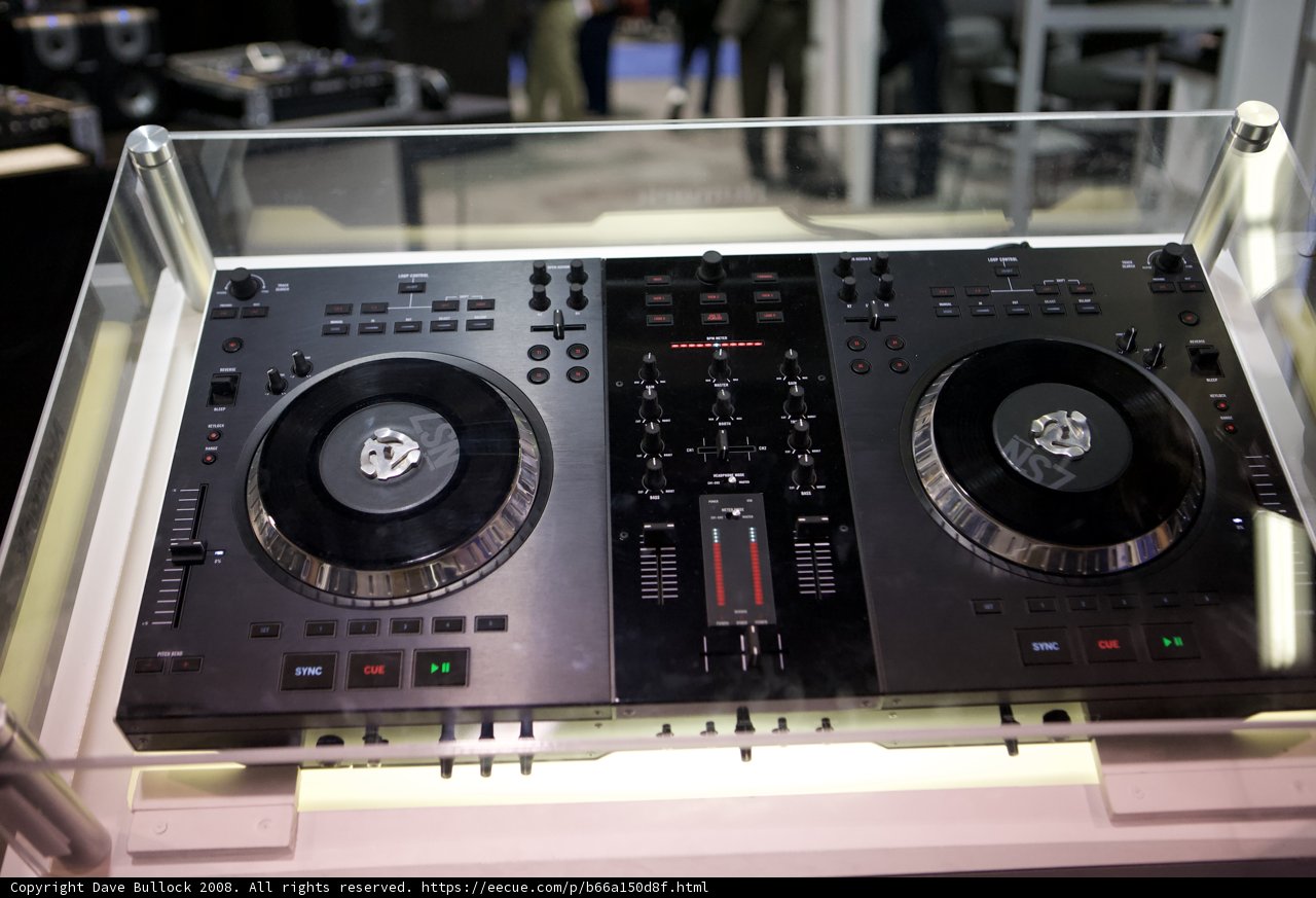 DJ Mixer Displayed in Glass Case