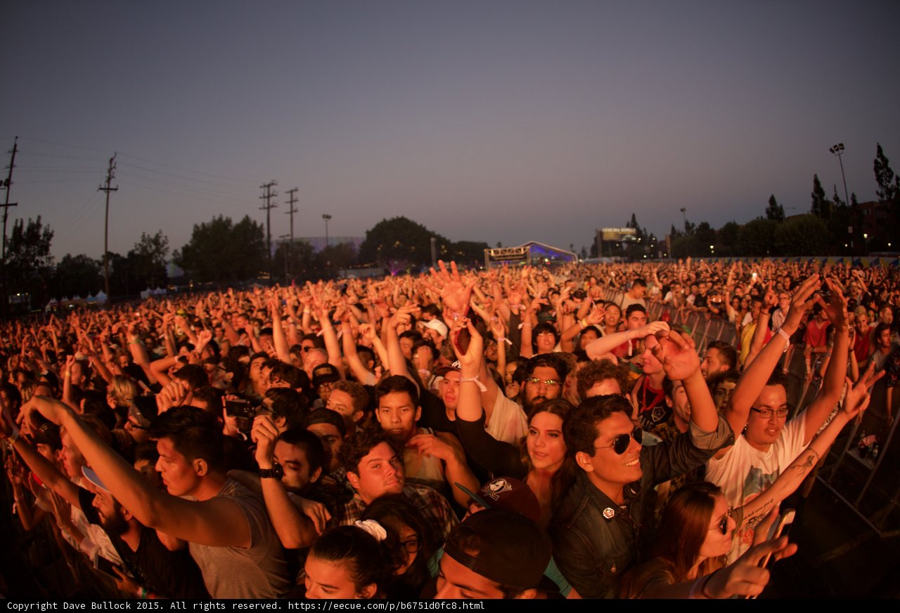 Massive Crowd at Dusk