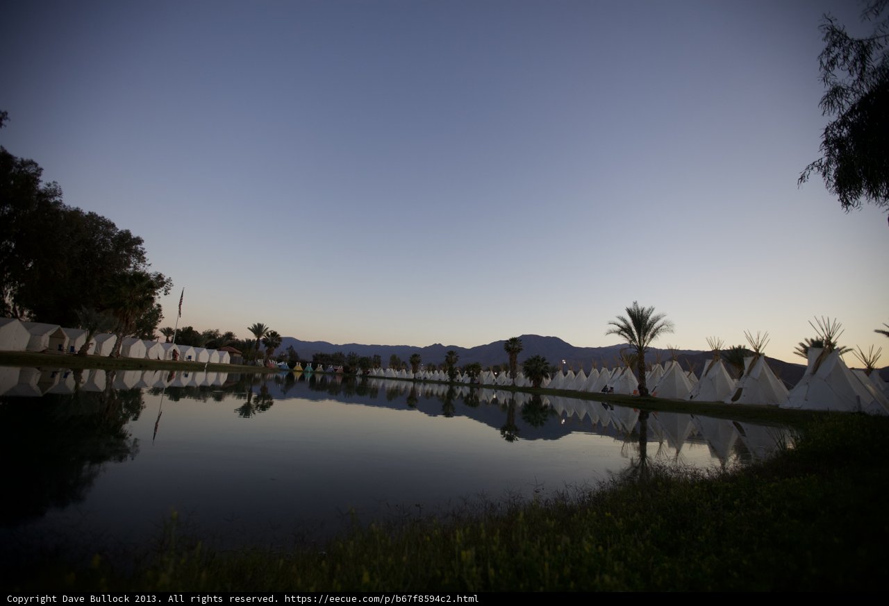 Taking a Break at the Coachella Resort