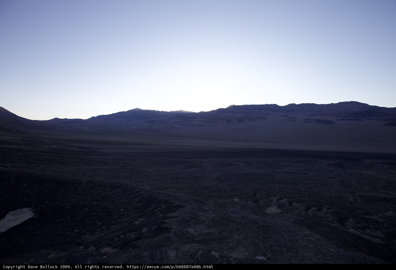 Sunset over the Desert Plateau