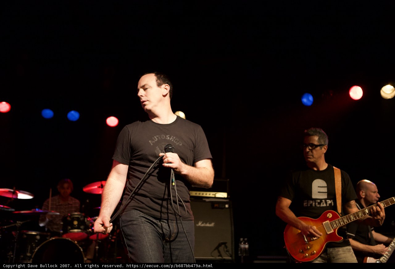 Rocking out on stage
