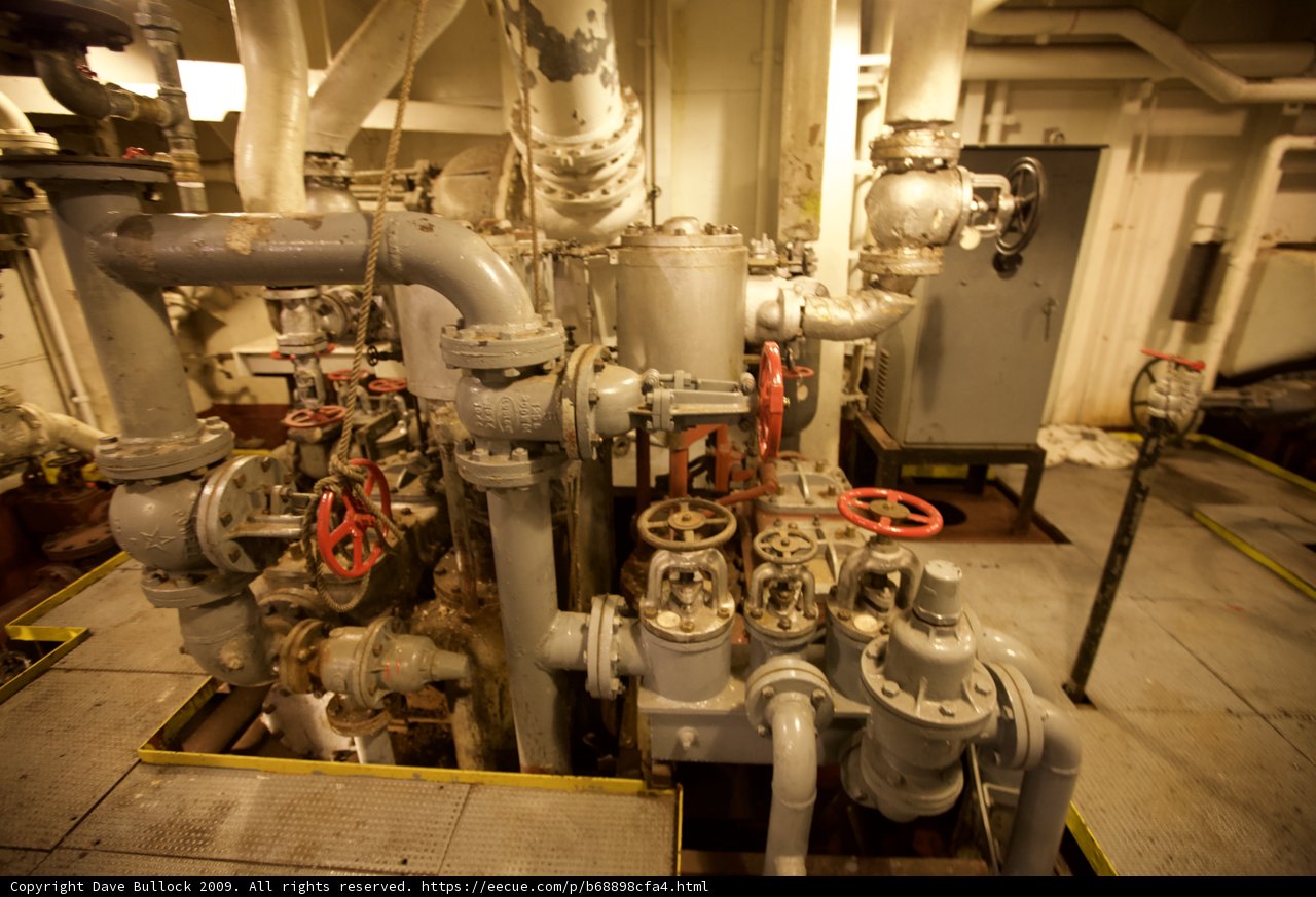 The Inner Workings of a Ship's Engine Room