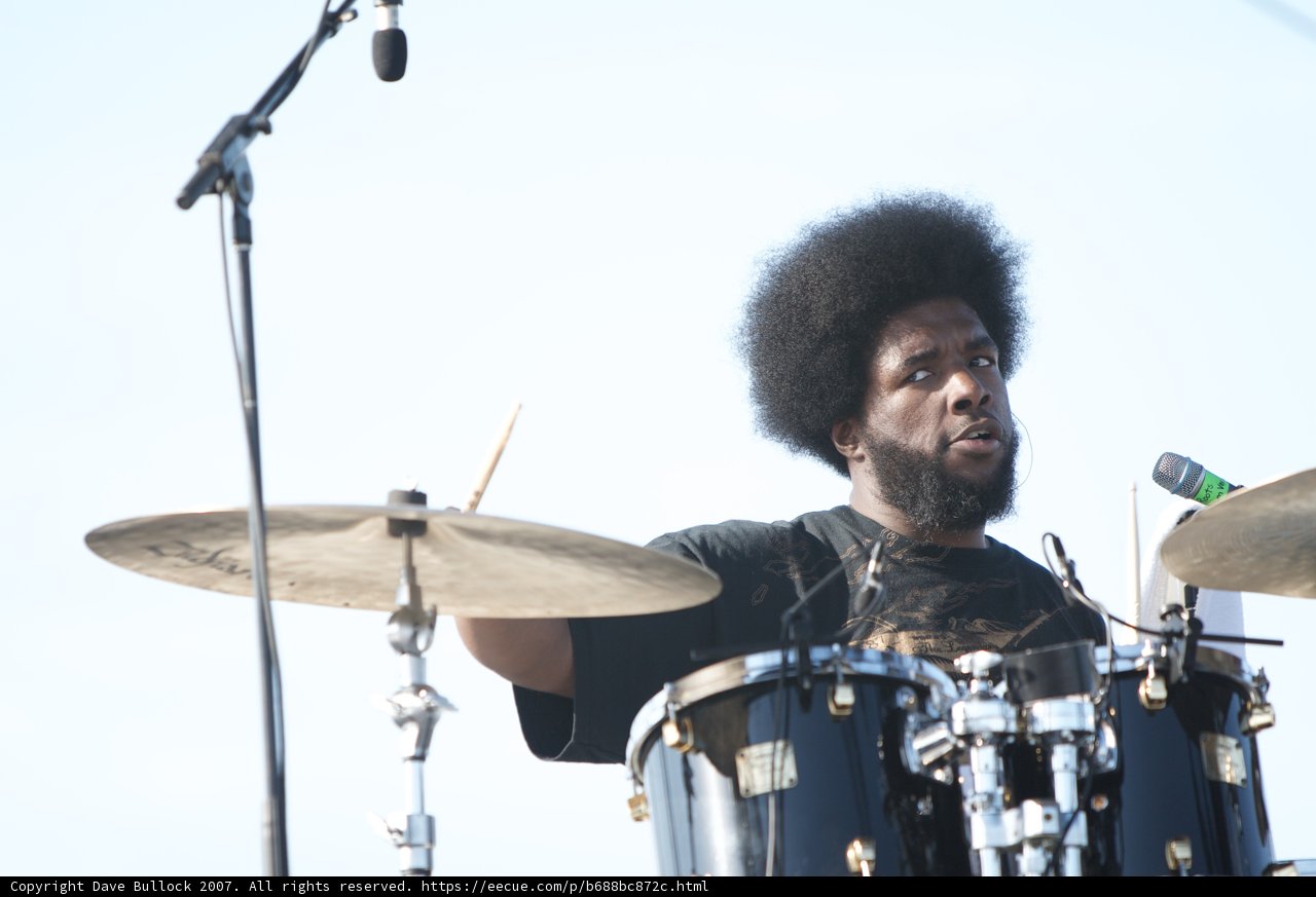Questlove Rocking the Drums at Coachella