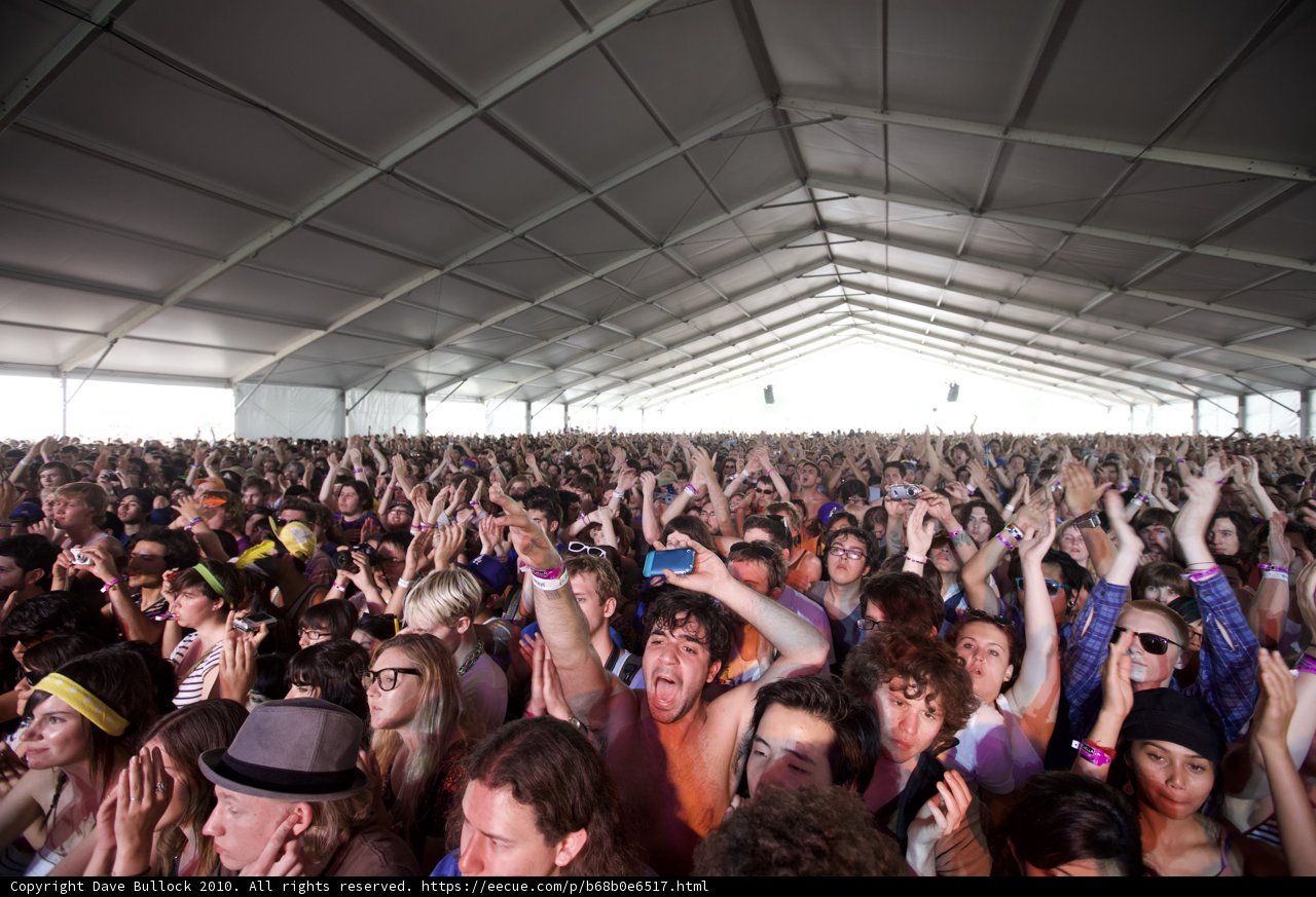 Coachella Concertgoers Raise the Roof