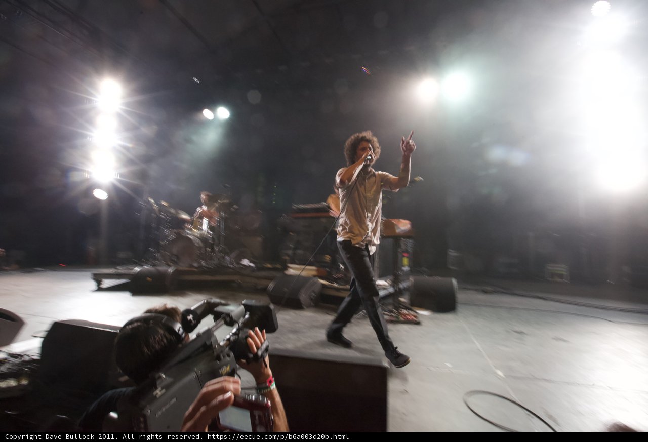 Crowd Rocked by Entertainer at Coachella 2011