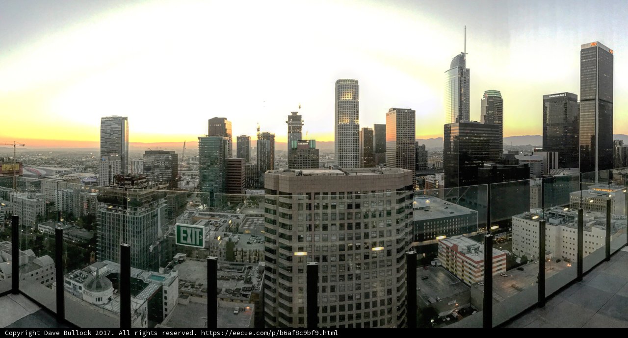 Los Angeles Skyline at Sunset