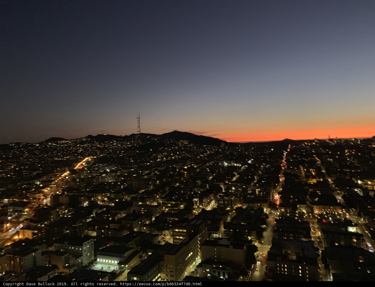 Night Skyline of San Francisco