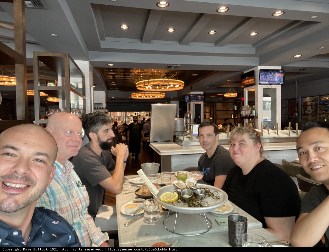 Lunch with the Guys at a Downtown LA Restaurant