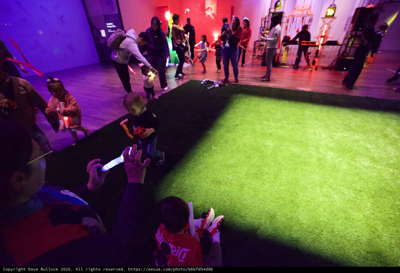Baby Rave: Neon Dance Floor at Asian Art Museum