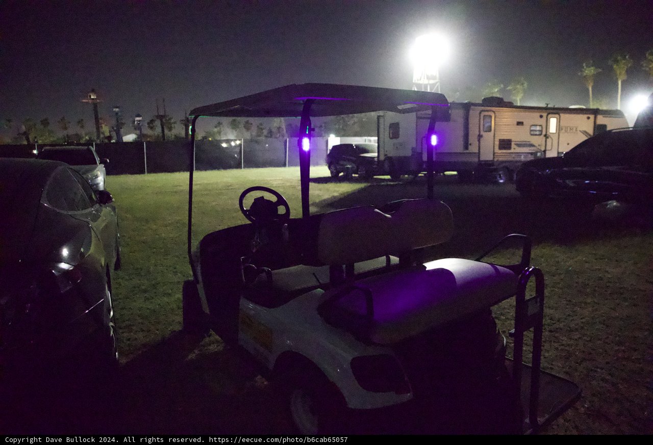 Nighttime Tranquility at Coachella 2024