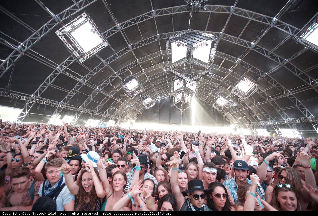 Concert Crowd at Coachella 2016