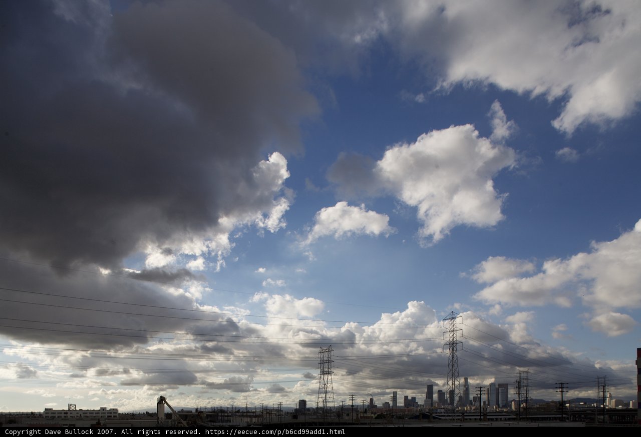 Cityscape on a Cloudy Day