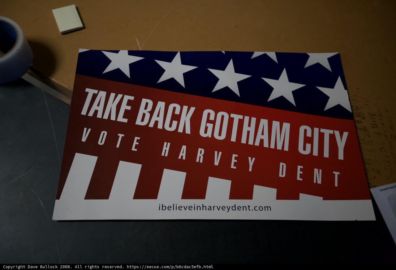 Harvey Dent leads the way in Gotham City!