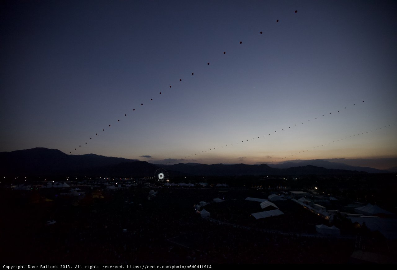 Balloons at Sunset