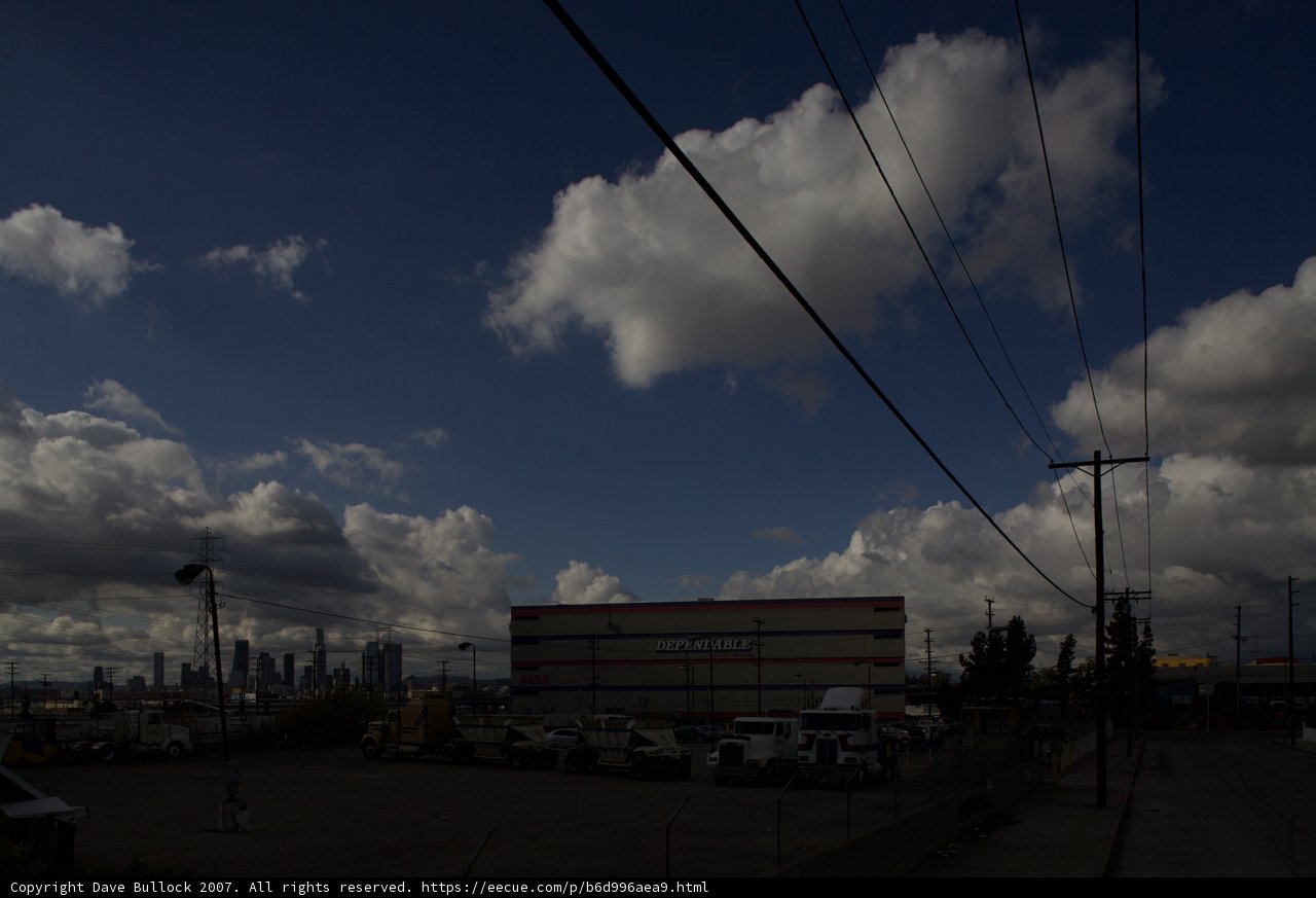 Cloudy Skies Over the City