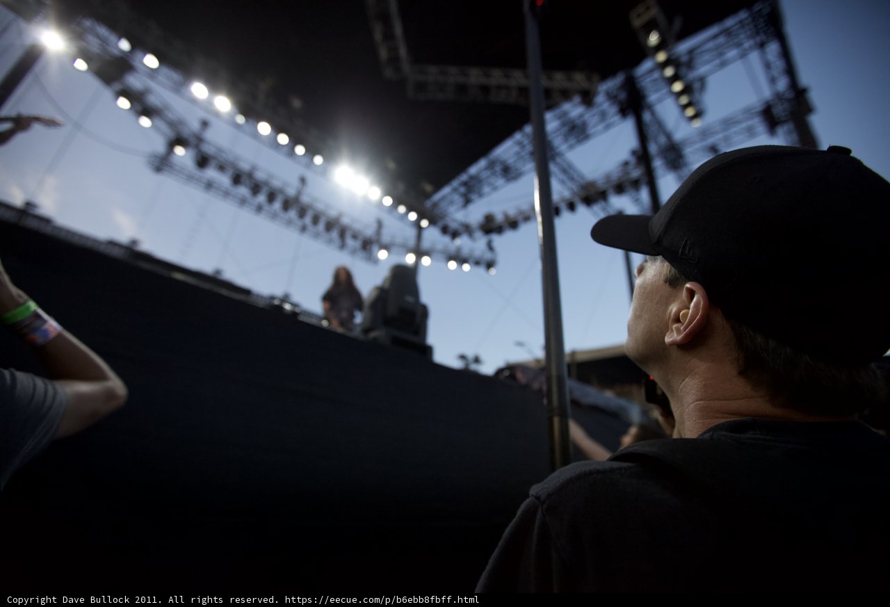 Concert Enthusiast in Baseball Cap