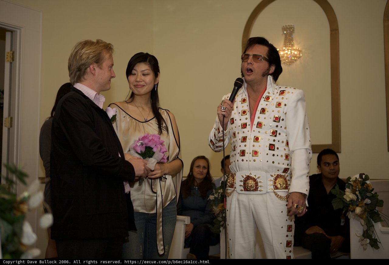 Elvis Presley-Inspired Wedding Ceremony