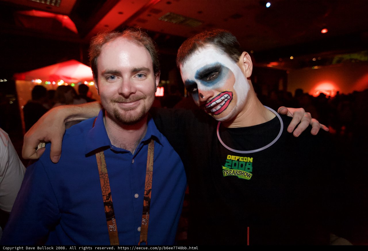 Clown Face and Face Painted Man Hit the Nightclub