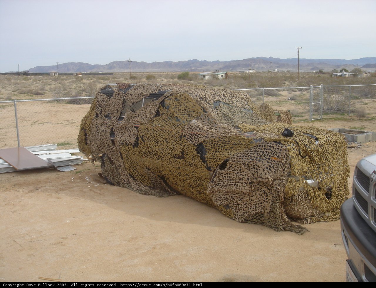 Covered Vehicle in the Countryside