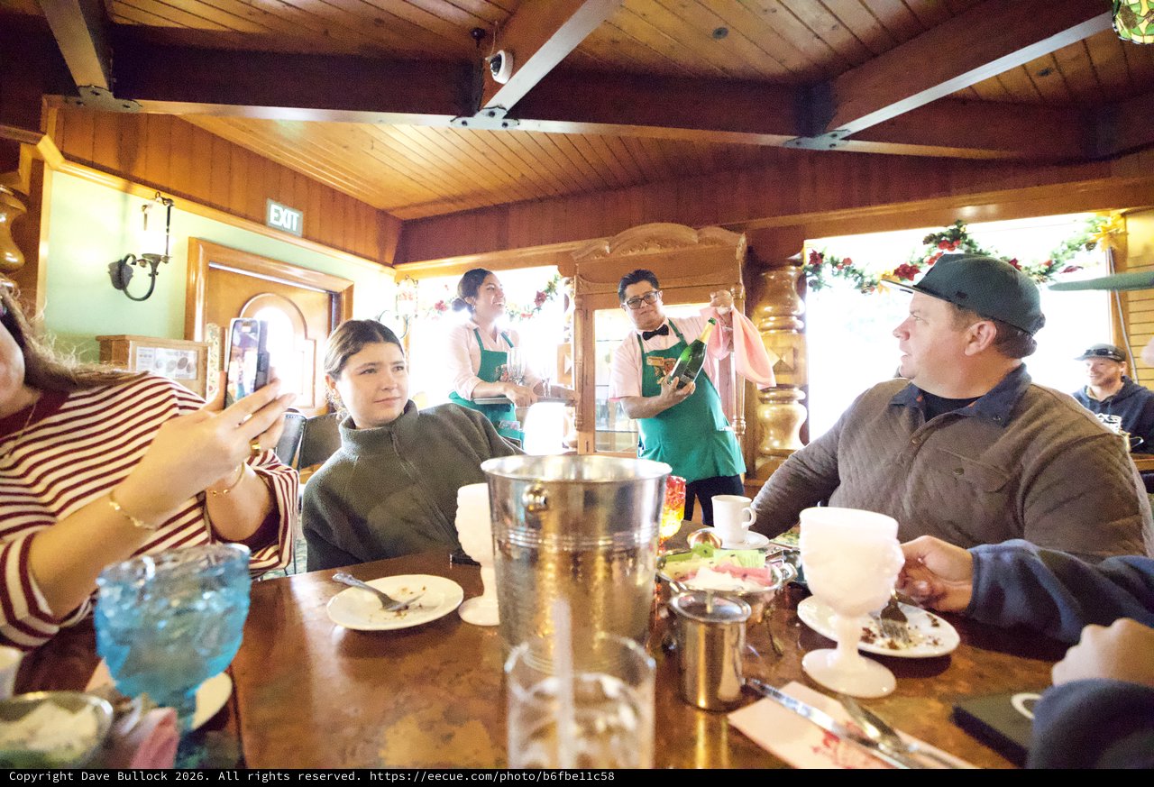 Family Gathering at Traditional German-Style Restaurant