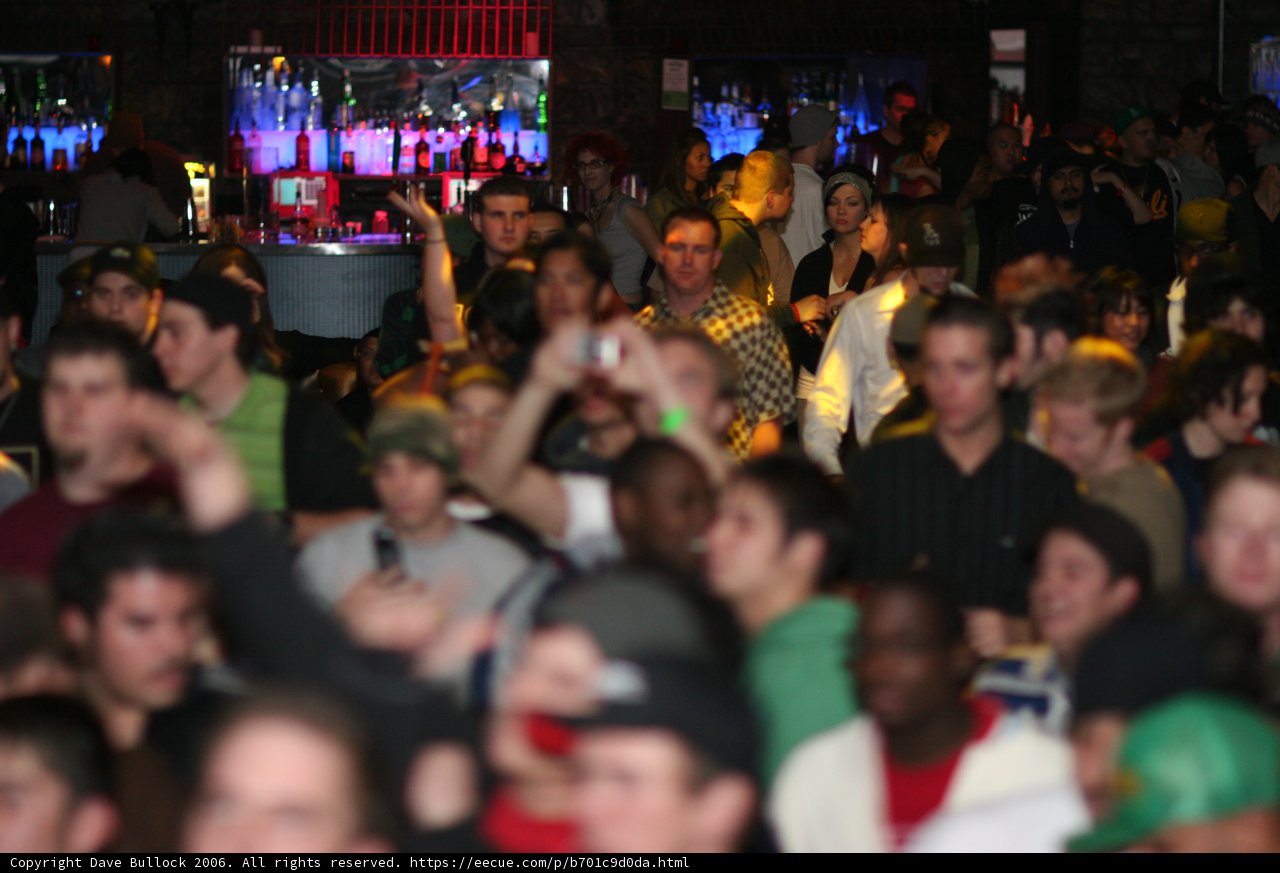 Bass Rush Nightclub Crowd Goes Wild
