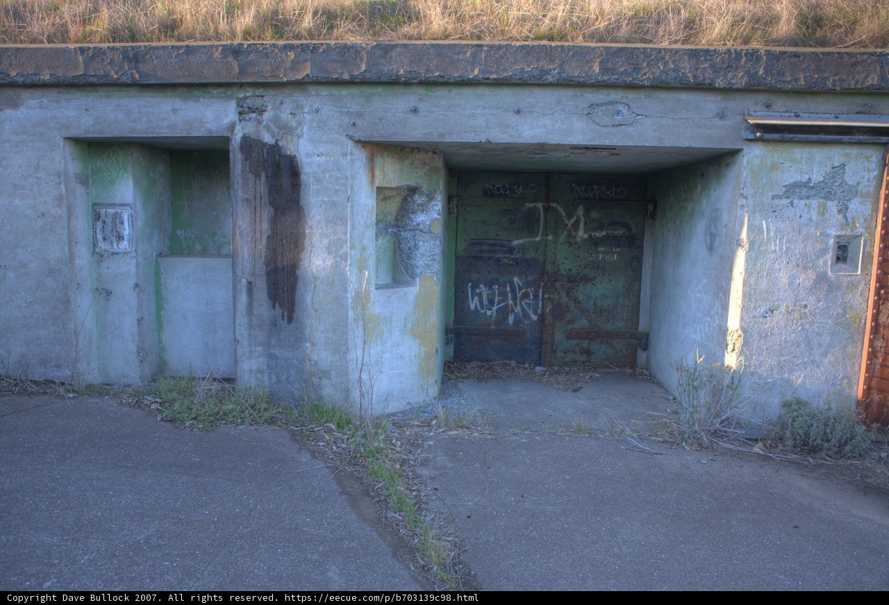 Abandoned Bunker Covered in Graffiti