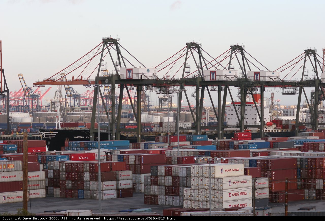 Container Stack at the Waterfront