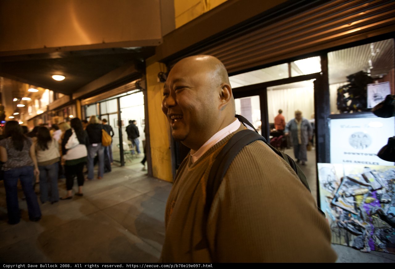 Smiling Man on Artwalk