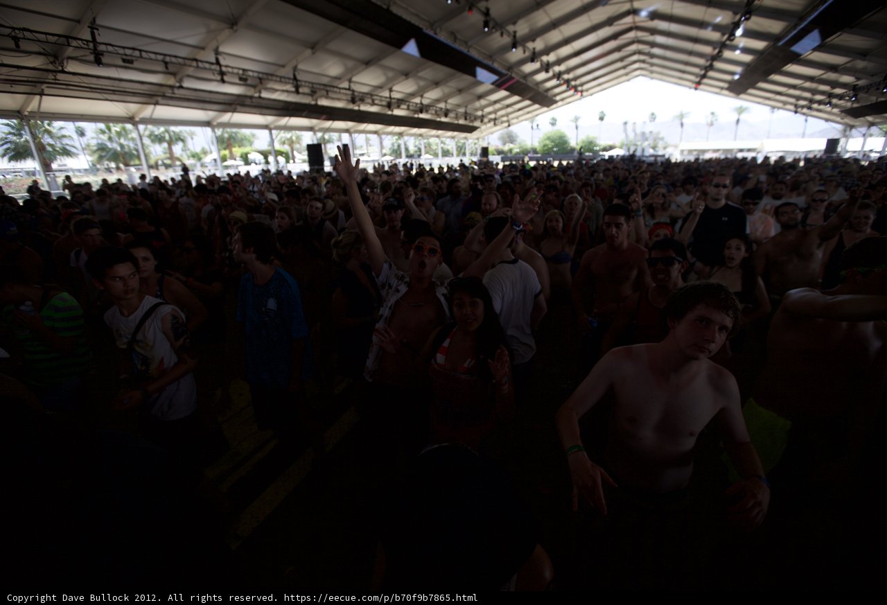 Coachella 2012 Sunday Concert Crowd