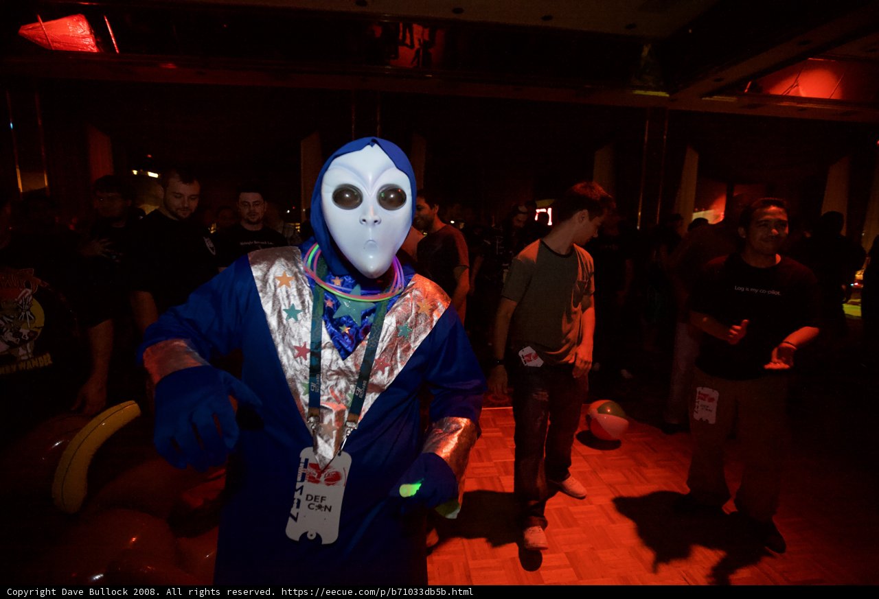 Ghostly Guest at Party